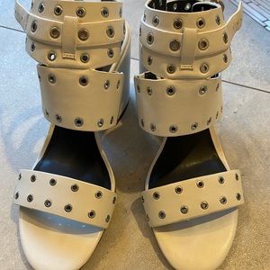 Rebecca Minkoff high heeled studded sandals size 8